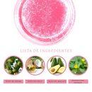 Creme Pêssego Esfoliante Labial Hidratante - Nutre e Repara a Pele Danificada dos Lábios