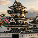 Castelo Himeji-jo (3086 peças)