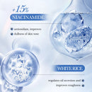 Conjunto de Cuidados Essenciais com a pele VaporOne, soro facial clareador, creme removedor de rugas, encolhe os poros, desbota, melanina opaca, hidrata e ilumina, (6 peças)