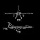 Caça F-16 (1427 peças)