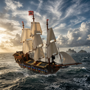 Navio Imperial do Caribe (1664 peças)
