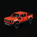 Ford F-150 Raptor Vermelho (1379 peças)