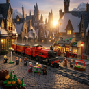 Harry Potter - Expresso de Hogwarts e Estação de Hogsmeade (1074 peças)
