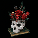 Caveira Gótica e Rosas (1079 peças)