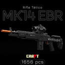 Rifle Tático MK14 EBR (1656 peças)