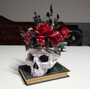 Caveira Gótica e Rosas (1079 peças)