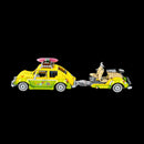 Fusca Hippie + Moto + Posto de Gasolina (1409 peças)