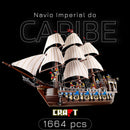 Navio Imperial do Caribe (1664 peças)