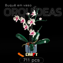 Buquê de Orquídeas em Vaso (608 peças)