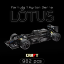 Fórmula 1 - Lótus nº 12 do Ayrton Senna (982 peças)