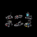 Transformers, Helicóptero e Caminhão - 8 Brinquedos em 1 (486 peças)
